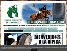 Tablet Screenshot of hipicaparquedelagua.es